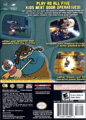 Codename - Kids Next Door - Operation - V box cover back